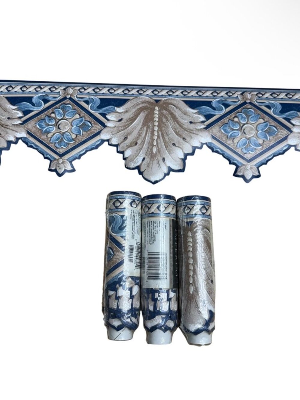 Imperial 3 Rolls Vintage Wallpaper Border Molding Coastal Architecture NEW